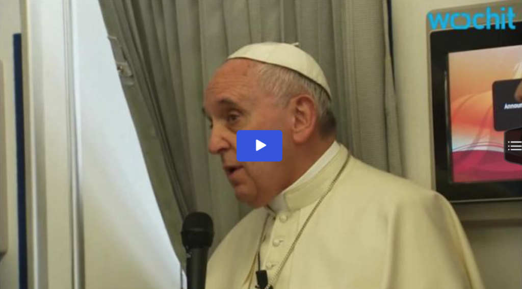 Pope&#8217;s Charlie Hebdo comments do not justify attack