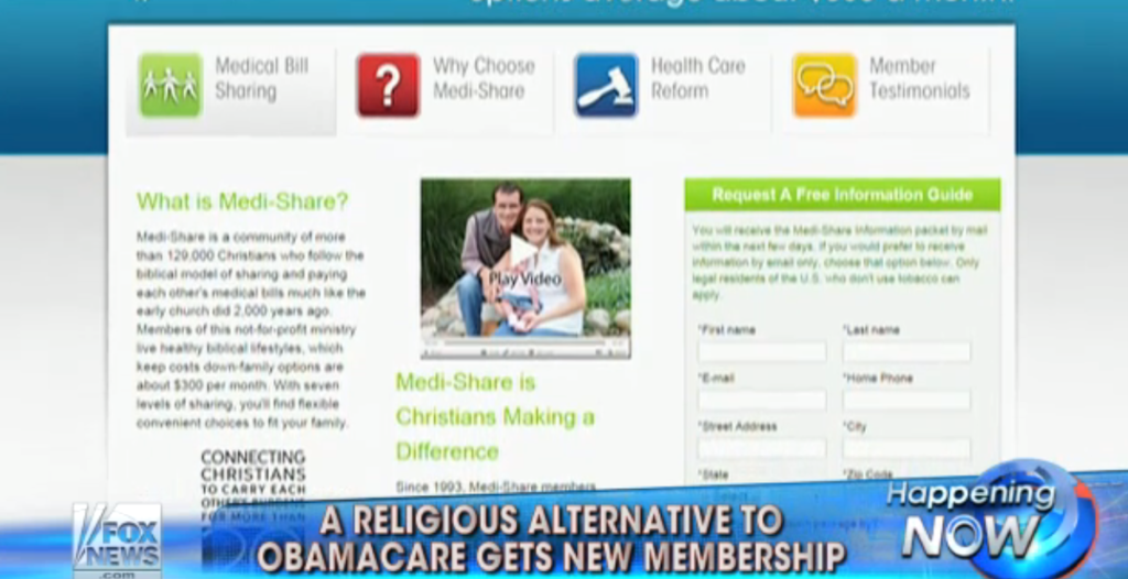 Growing numbers seek faith-based alternative to ObamaCare
