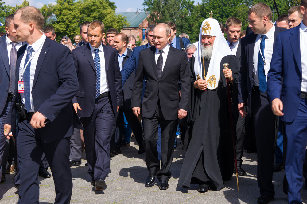 Putin uses Russian church to spread his saintly status