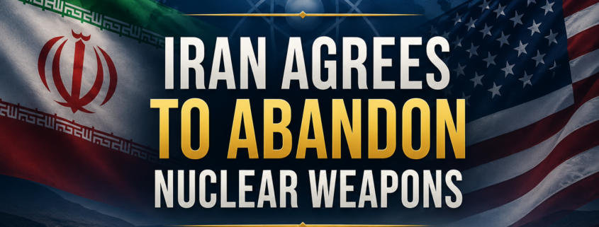 Iran Signals Willingness to Abandon Nuclear Weapons in Draft Agreement With U.S.