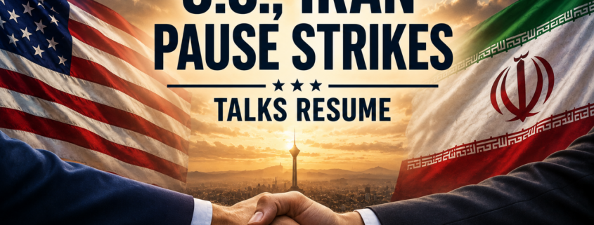 U.S., Iran Pause Strikes as Talks Resume