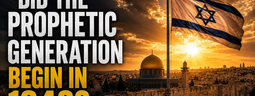 6/08/26 – Ep. 7339 – Did the Prophetic Generation Begin in 1948?