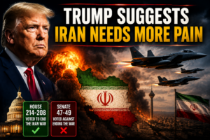 Trump Suggests Iran Needs More Pain