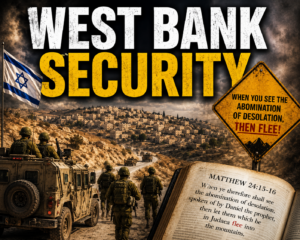 West Bank Security Highlights Jesus’ Warning